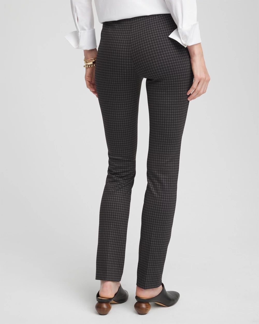 Juliet Tonal Check Pants | Chico's